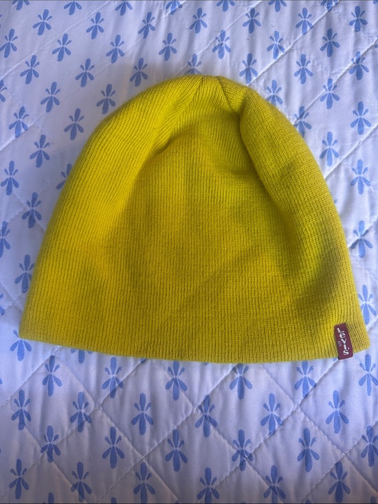 Levi's Accessories - Levi's Yellow Knit Beanie
